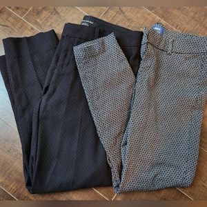 2 pairs of pixie dress pants
